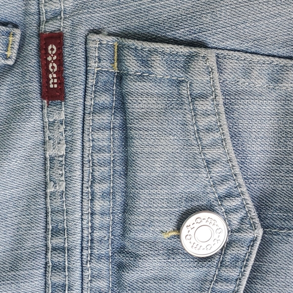 MOTO- JEAN SHORTS - Picture 6 of 6